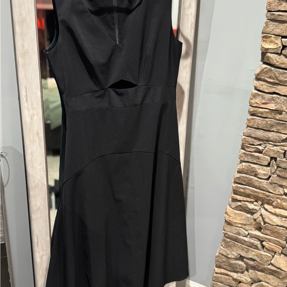 Theory Black Sleeveless Dress